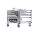 Rack Abierto 6U Compacto y Apilable sin Herramientas para Equipos UniFi, Ensamblaje Toolless, Ruedas con Seguro y Expansión a 12U con Kit de Apilado
