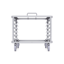 Rack Abierto 6U Compacto y Apilable sin Herramientas para Equipos UniFi, Ensamblaje Toolless, Ruedas con Seguro y Expansión a 12U con Kit de Apilado