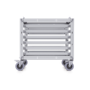 Rack Abierto 6U Compacto y Apilable sin Herramientas para Equipos UniFi, Ensamblaje Toolless, Ruedas con Seguro y Expansión a 12U con Kit de Apilado