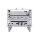 Rack Abierto 6U Compacto y Apilable sin Herramientas para Equipos UniFi, Ensamblaje Toolless, Ruedas con Seguro y Expansión a 12U con Kit de Apilado