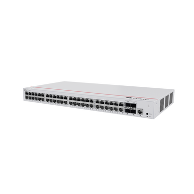 Switch de Acceso Gigabit Administrable  Capa 2 / 48 puertos 10/100/1000 Mbps / 4 Puertos 10GE SFP+ Uplink / ERPS / IMGP Snooping / DHCP Snooping / Administración Nube Gratis