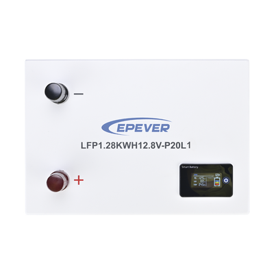 Batería de Litio LiFePO4 12.8Vcc, 100Ah, 1.28KwH, Pantalla LCD para Monitoreo Local, Carcasa Metálica