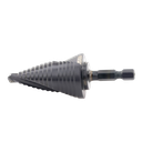 Broca Escalonada 12 en 1, de Liberación Rápida, Acanaladura en Espiral, produce Agujeros de 2-3 cm e Intermedios. 10x más Durable
