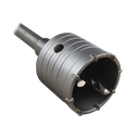 Broca Pasamuros SDS, Sacabocado para Concreto de 65mm con Extensión de 220mm
