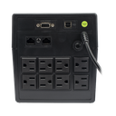 UPS 1200VA/720W Pantalla LCD / Línea Interactiva 120Vca / 6 tomas 5-15R (4 Respaldadas) / Regulación de Voltaje / Protección RJ45