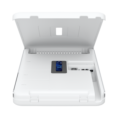 Dream Wall Cloud Gateway 10G Diseñado para Montaje en Pared con WiFi 6 Integrado, Switch PoE de Alta Potencia y Compatibilidad Total con Aplicaciones UniFi