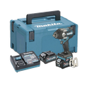 Llave de Impacto BL con Cuadro de 1/2", 4 Velocidades eléctricas, Incluye 2 baterías Li-ION de 40 V, cargador rápido y maletín Makpac.