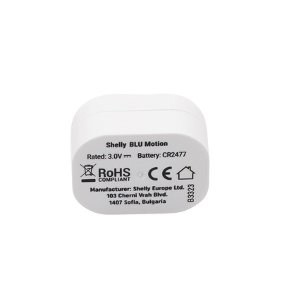 Sensor de movimiento inteligente e inalámbrico, integrable a la App Shelly necesario ShellyPRO o PLUS