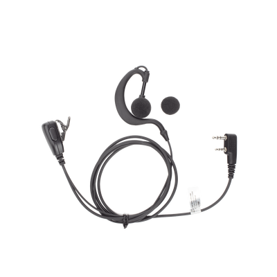 Micrófono - audífono de solapa ajustable al oído para KENWOOD TK3230/ 3000/ 3402/ 3312/ 3360/ 3170, NX240/ 340/ 220/ 320/ 420