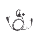 Micrófono - audífono de solapa ajustable al oído para KENWOOD TK3230/ 3000/ 3402/ 3312/ 3360/ 3170, NX240/ 340/ 220/ 320/ 420