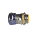 Conector de Compresión Impermeable Aislado de Acero Galvanizado para Pared Delgada de 1 1/2" .