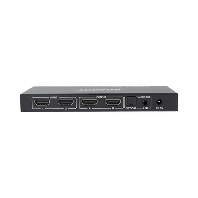 Matricial HDMI | 2x2 | 4K2K@60Hz | HDR | YCbCr 4:4:4 | EDID Auto | Extractor de Audio | Salida de audio análoga y digitalizados | HDCP 2.2 | 18 Gbps
