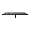 Luz Auxiliar de 6 LED, Azul, Bisel Negro, Lente Transparente