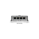 Switch PoE 24 V de Paso para Exterior con 4 Puertos Gigabit (1 PoE In, 3 PoE Out) NanoSwitch