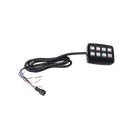 Barra de luces de 8 Módulos, 32 LED, 47 pulgadas, Ámbar, SAE Clase 1, Con Controlador de 8 interruptores