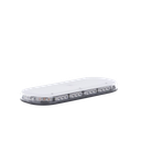 Mini barra de 42 LED, ámbar/blanco, 15 Pulgadas, SAE, Montaje Fijo Con Tornillos, 12-24 Vcd, Lente transparente