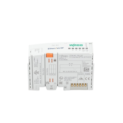 Acoplador de Bus de Campo EtherNet/IP / 4ª Generación ECO / 2x RJ-45 10/100 Mbit/s / Switch Integrado / Hasta 250 Módulos / IP20 / 24 VCC / Certificaciones ATEX IECEx