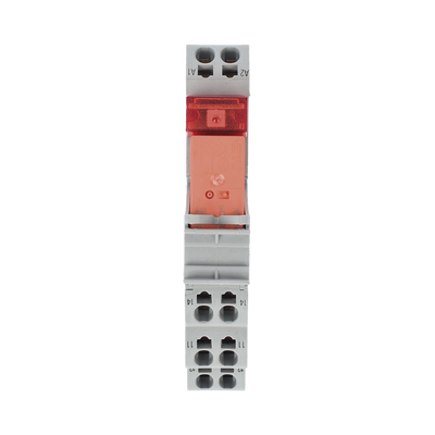 Módulo con Relé / 115V AC / 16A Permanente / 1 Inversor / LED Rojo / Push-in CAGE CLAMP® / Montaje Carril DIN / IP20