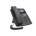 Teléfono IP empresarial para 2 lineas SIP con pantalla LCD de 2.4 Pulgadas a color y conferencia de 3 vías, PoE