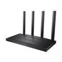 Router WiFi 6 AX 1500Mbps / MU-MIMO 2X2 y OFDMA / 1 Puerto WAN 10/100/1000 Mbps / 3 Puertos LAN 10/100/1000 Mbps / 4 Antenas / Conexión Inalámbrica OneMesh