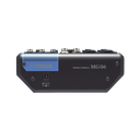 Mezcladora de Audio | 6 Canales | 2 entradas de micro/6 de línea (2 mono + 2 estéreo) | Alimentación Phantom