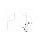 Soporte para montaje en poste compatible con linea de antenas OMNI-B