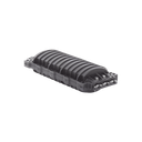Caja de Distribución de Fibra Óptica Horizontal, hasta 96 Empalmes, Exterior IP68, 3 Puertos de Entrada y Salida
