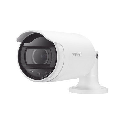 Cámara IP Tipo Bala 4 Megapíxel / Lente varifocal motorizado 3.3 a 10.3mm / IR 30M / WDR 120db / IP66 / H.265 & WiseStream / modo pasillo / POE 802.3af