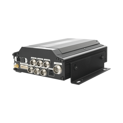 DVR Móvil / Multiplataforma / 4 Canales AHD 2 Megapixel / Almacenamiento en HDD / H.265 / Chip IA Embebido / Soporta 4G / WiFi / GPS
