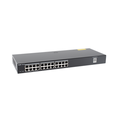 Switch Administrable 24 puertos Gigabit, gestión gratuita desde la nube.