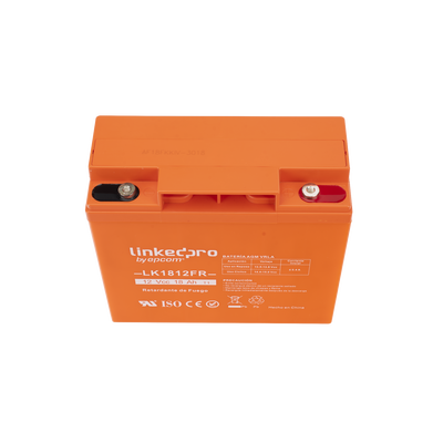 Batería de respaldo 12 V 18 Ah AGM | Certificada UL94-V0 Retardante a la Flama  | Especial para Seguridad Electrónica | Vida útil 5 años | Terminales T1