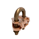 Conector Mecánico para Cable Calibre 4 a 2/0 AWG / Paralelo o 90° Grados a Tubo de 1 1/4" o Varilla  de 1 3/8" - 1 1/2".