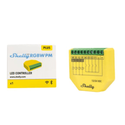 Controlador inteligente inalámbrico WIFI para tiras LED RGB, RGBW/ Nube P2P / Medición de consumo/ Soporta Google y Alexa / 12A