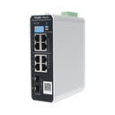 Switch Industrial PoE+ hasta 300 watts , Ideal para temperaturas Extremas y protección contra descargas, 1 puerto PoE++ 60W y 7 puertos PoE+ 30W, 2 SFP Uplink