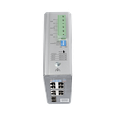 Switch Industrial PoE+ hasta 300 watts , Ideal para temperaturas Extremas y protección contra descargas, 1 puerto PoE++ 60W y 7 puertos PoE+ 30W, 2 SFP Uplink