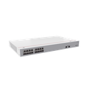 Switch Gigabit No Administrable PoE / 16 puertos 10/100/1000 Mbps (PoE) / 2 Puertos SFP Uplink / 124W