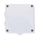 Caja de Conexiones Impermeable IP65, 7 Entradas, Dimensiones 100 x 100 x 70 mm, para Instalaciones Industriales, Comerciales y Residenciales, Incluye Tornillería para su Instalación