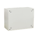 Gabinete de Acero IP66 Uso en Intemperie (400 x 300 x 300 mm) con Placa Trasera Interior Metálica y Compuerta Inferior Atornillable (Incluye Chapa y Llave T). Ideal para Centros de Carga y Tableros de Control.