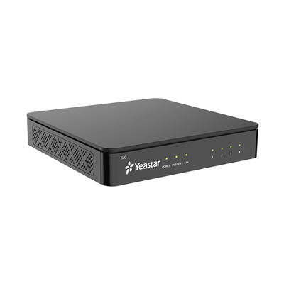 Conmutador IP SIP Yeastar para PYMES / 20 extensiones/ 10 llamadas simultaneas/ 2 puertos FXO (Tarjeta Incluida).
