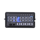 Sirena Vehicular de 200W de Potencia, Con Controlador de Panel Deslizante de 19 botones, indicador de flecha de tráfico de 6 LED, 12 Salidas Auxiliares