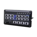 Sirena Vehicular de 200W de Potencia, Con Controlador de Panel Deslizante de 19 botones, indicador de flecha de tráfico de 6 LED, 12 Salidas Auxiliares