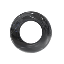 Estrobo Oculto de 12 LED, Brida negra, 12 Vcd, Clara, Lente transparente