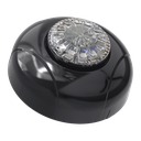 Estrobo Oculto de 12 LED, Brida negra, 12 Vcd, Clara, Lente transparente