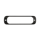 Luz Auxiliar de 6 LED, Ambar, Bisel Negro, Lente Transparente