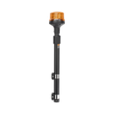 Luz Telescópica para Motocicletas, 8 LED, Ambar, SAE Clase I