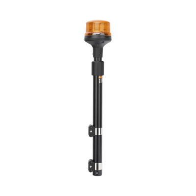 Luz Telescópica para Motocicletas, 8 LED, Ambar, SAE Clase I