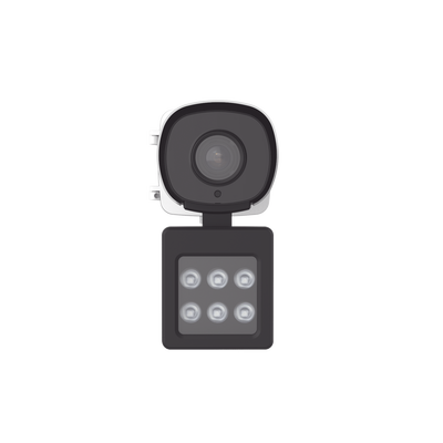 Cámara Bullet Inteligente con IA, Luz Suplementaria y Reconocimiento Vehicular para Monitoreo de Tráfico
