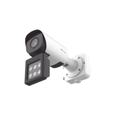 Cámara Bullet Inteligente con IA, Luz Suplementaria y Reconocimiento Vehicular para Monitoreo de Tráfico