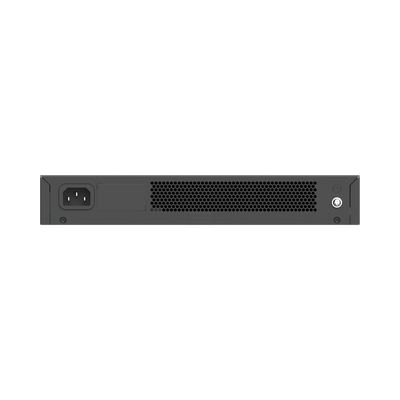 Switch no administrable, con 24 puertos Gigabit, Visible en la Topología