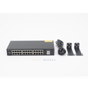Switch no administrable, con 24 puertos Gigabit, Visible en la Topología